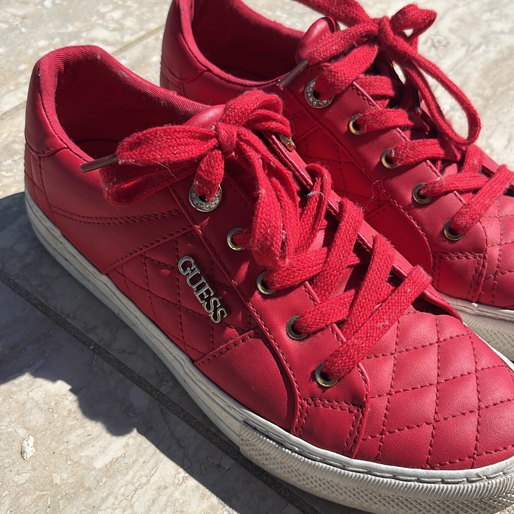 Guess sneakers in Red size 8 women’s